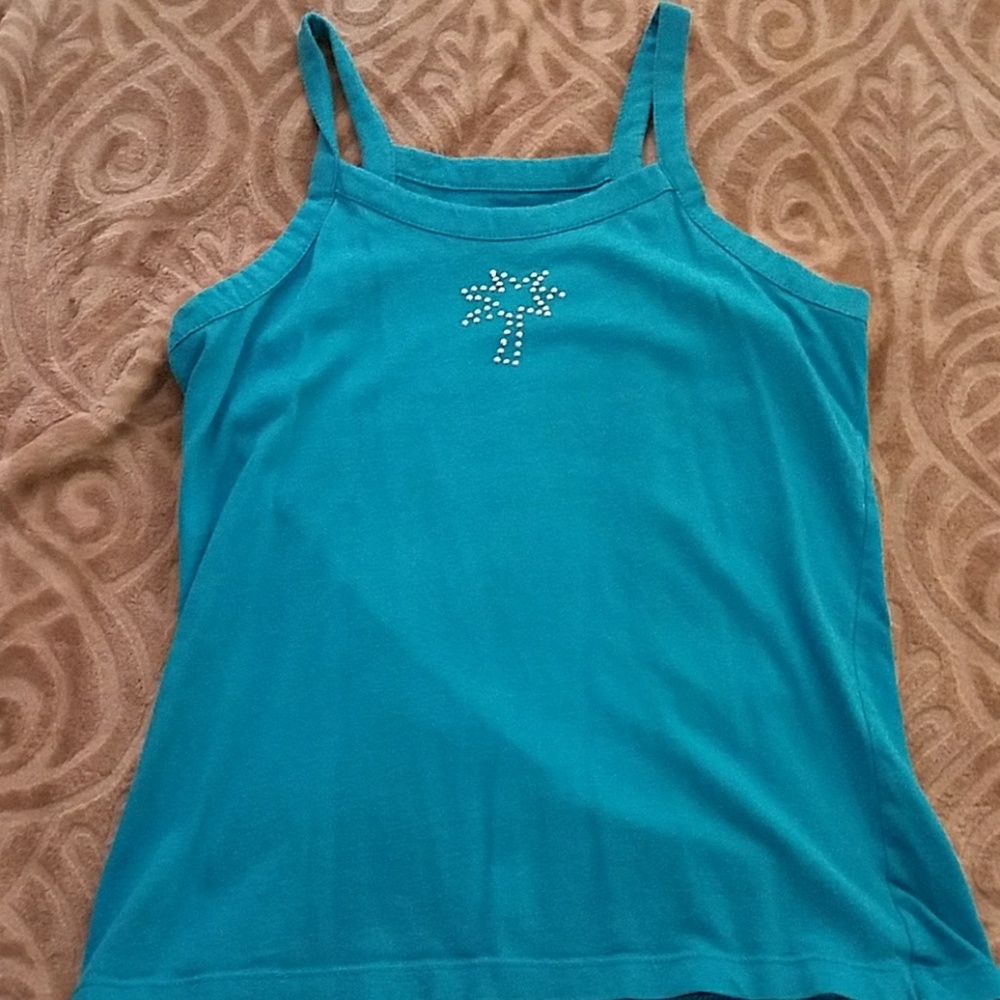 Blue tank top